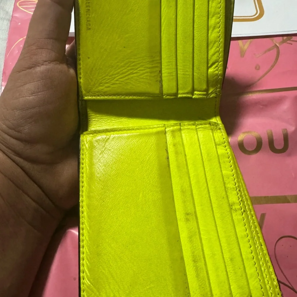 Balenciaga Black and neon Green with COA